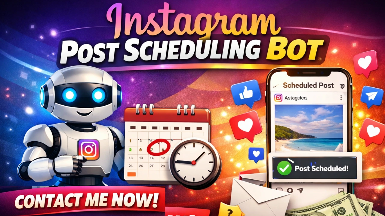Instagram Post Scheduling Bot - Automate and Schedule Instagram Posts