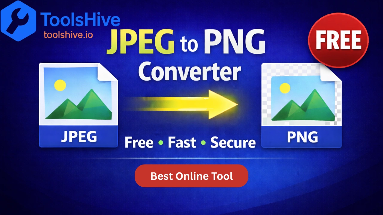 JPEG to PNG Converter – Free, Fast & Secure Online Tool